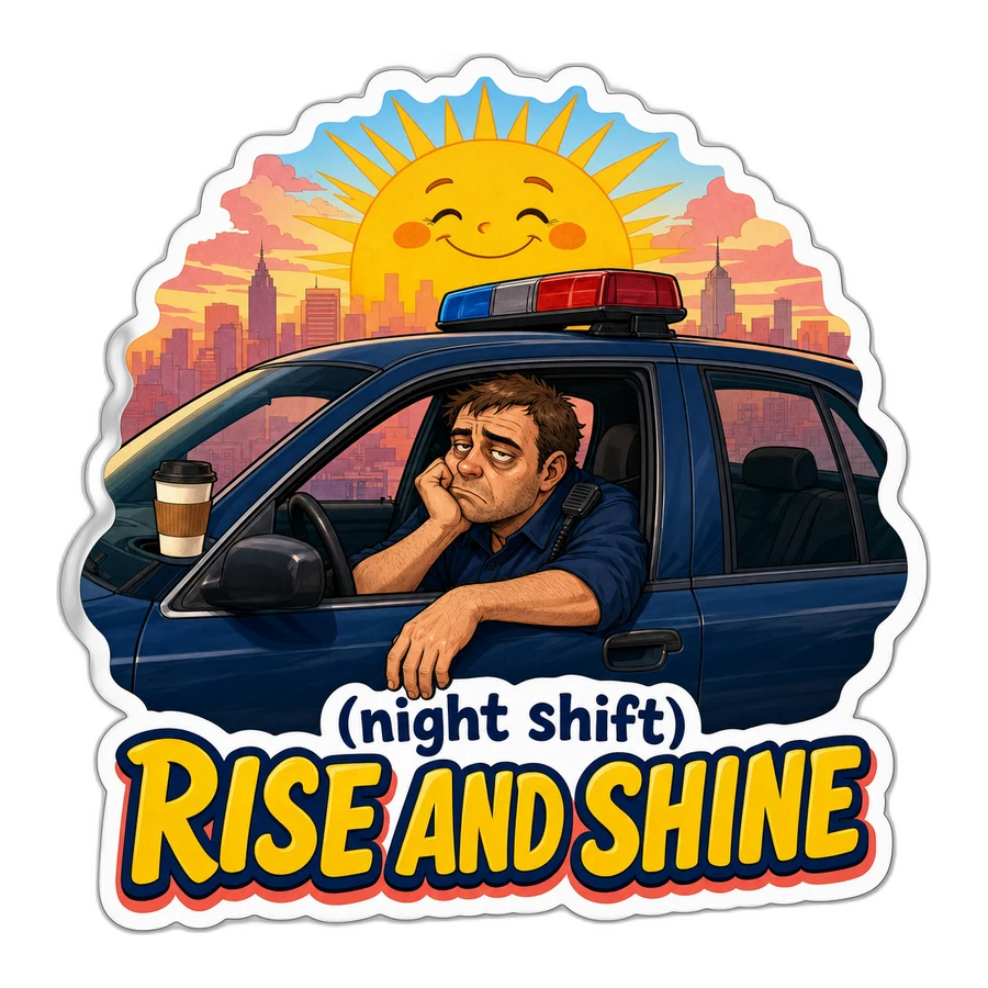 Rise and Shine Sticker