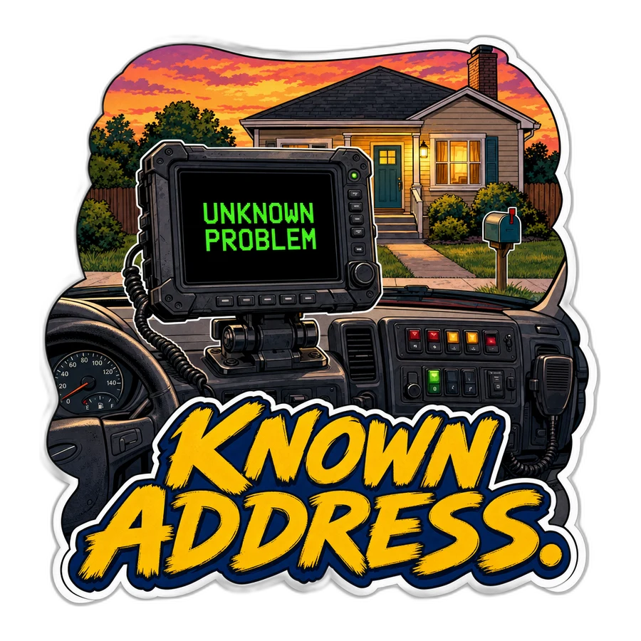 Known Address Sticker